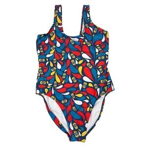 Shinesty Women's XL One Piece Swimsuit Sam Adams Print